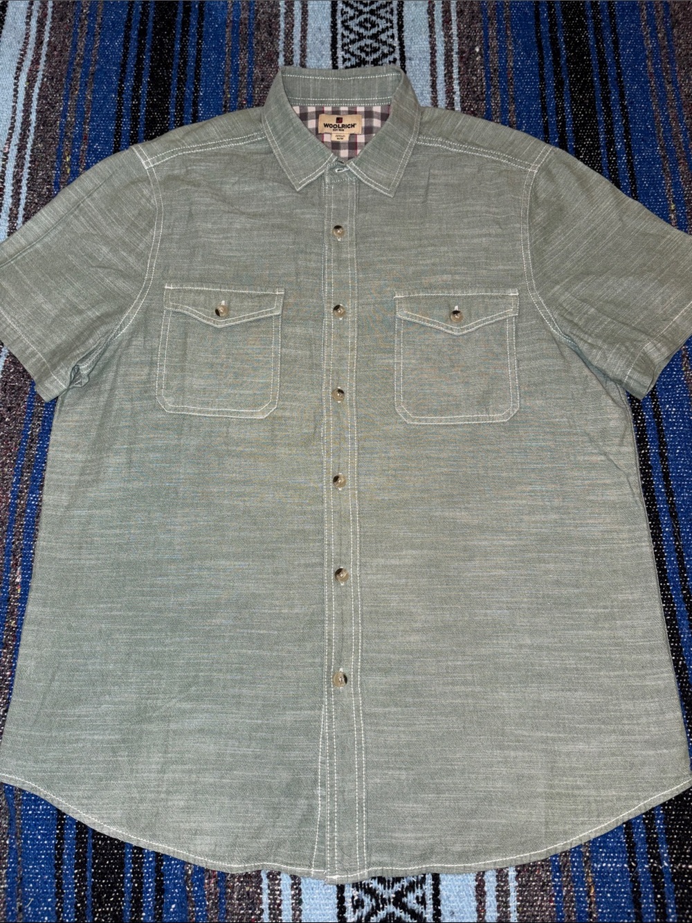 Woolrich Short-sleeve Button Down Shirt
